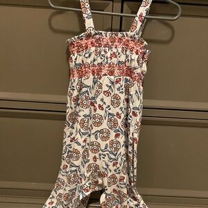 Red white and blue romper